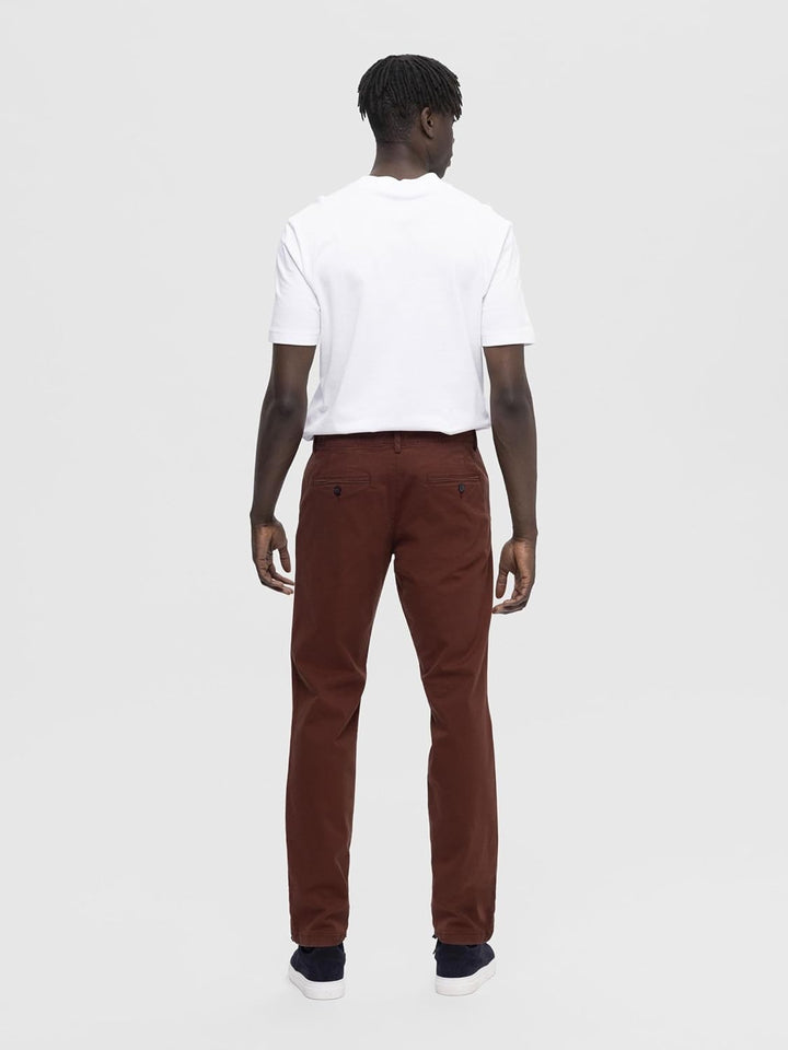 Selected Homme Herren Hose 29W / 32L Cherry Mahogany, 29W / 32L Cherry Mahogany