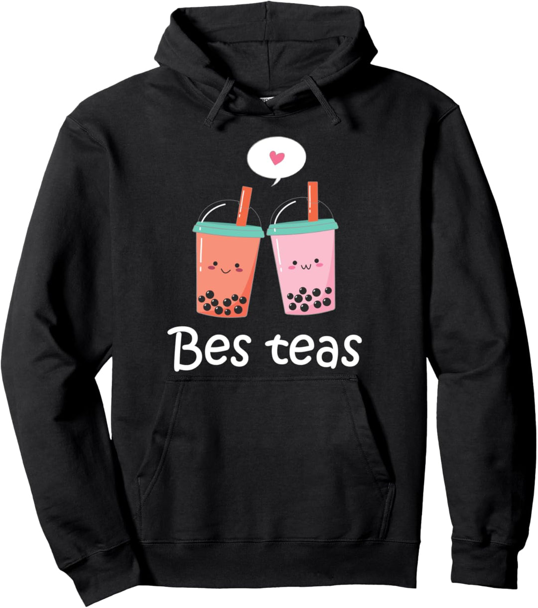 Bes Teas - Süsses Bubble Tea Cute Boba Kawaii Best Friends Pullover Hoodie