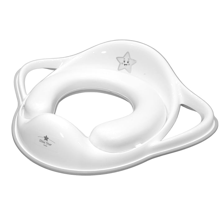 Little Star Gepolsterter Kinder Toilettensitz mit Griffen – Weicher WC Sitz Aufsatz mit abnehmbarem