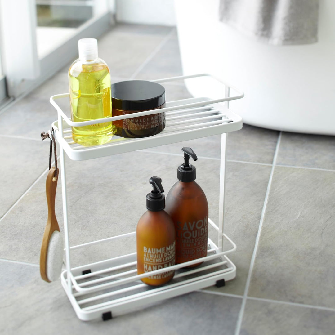 YAMAZAKI Tower, Badezubehör Badezimmer Dusche Aufbewahrungshalter, Caddy Regal Organizer, Legierter