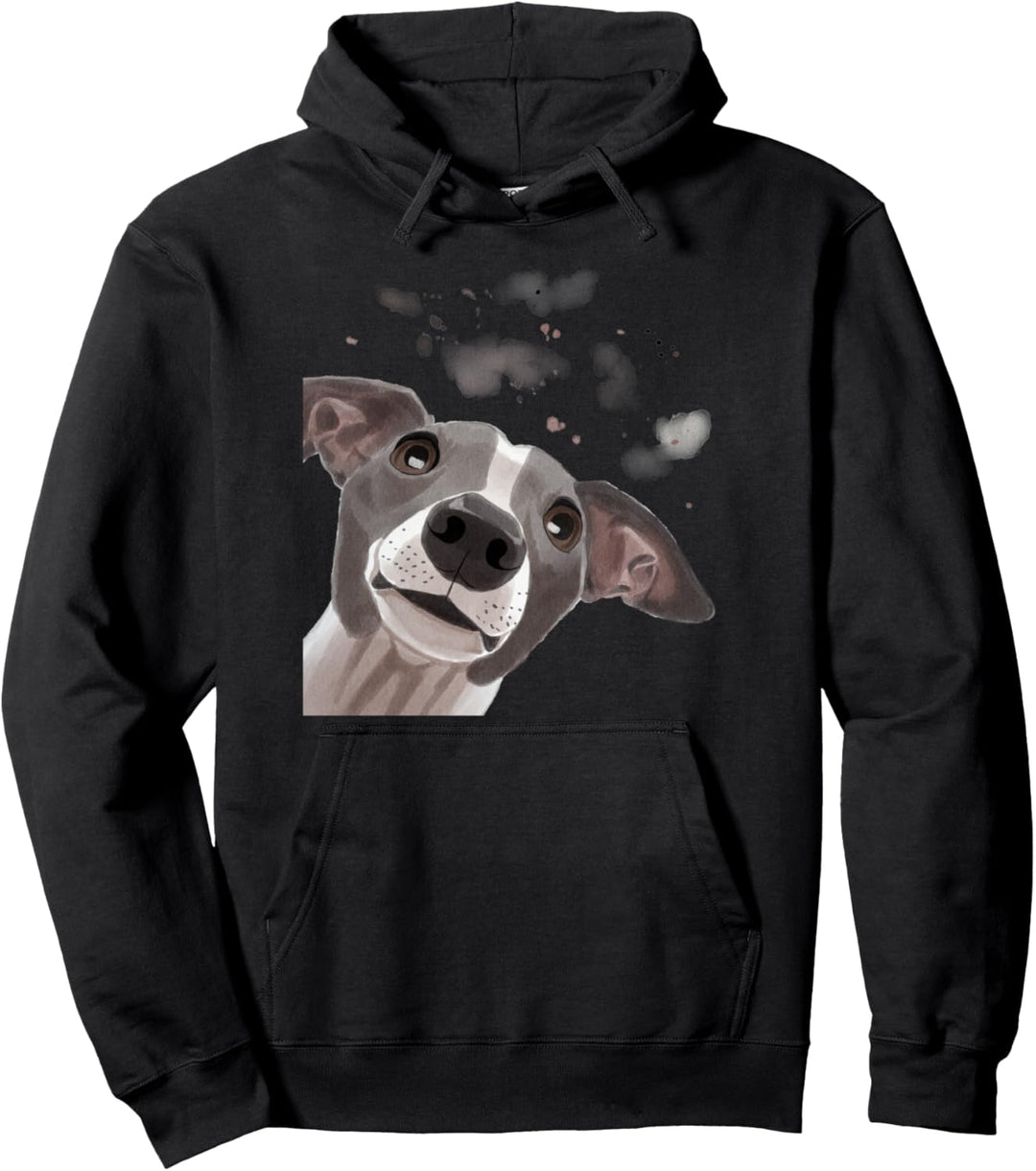Neugieriger Hund Italienisches Windspiel Pullover Hoodie