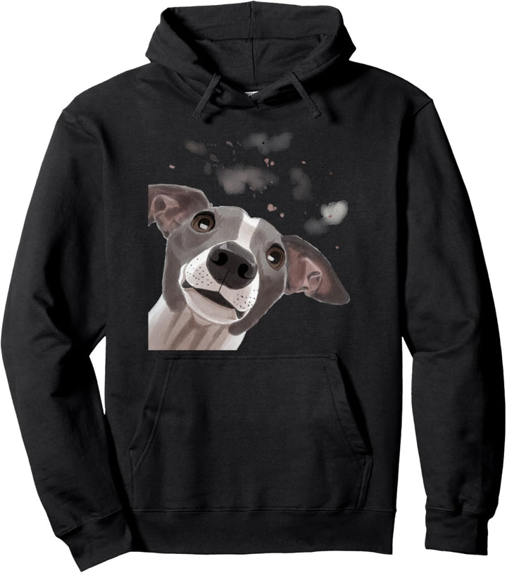 Neugieriger Hund Italienisches Windspiel Pullover Hoodie