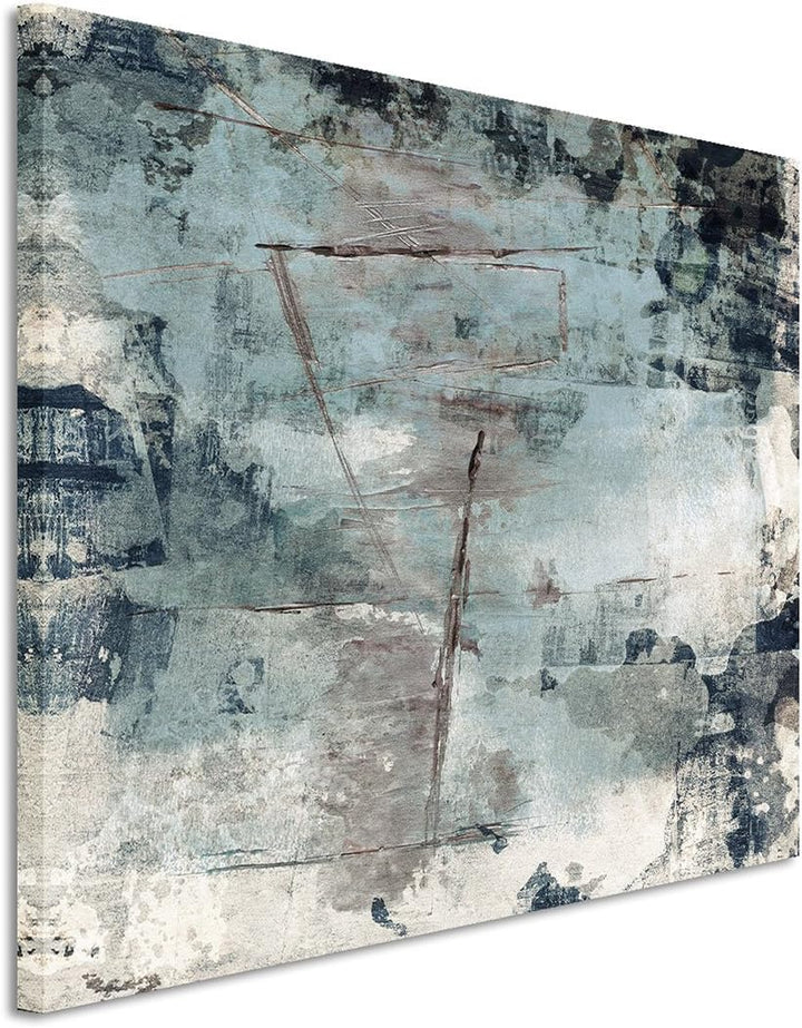 Paul Sinus Art 80x60cm Fotoleinwand Leinwanddruck Kunstdruck Wandbild grau braun schwarz beige Grung