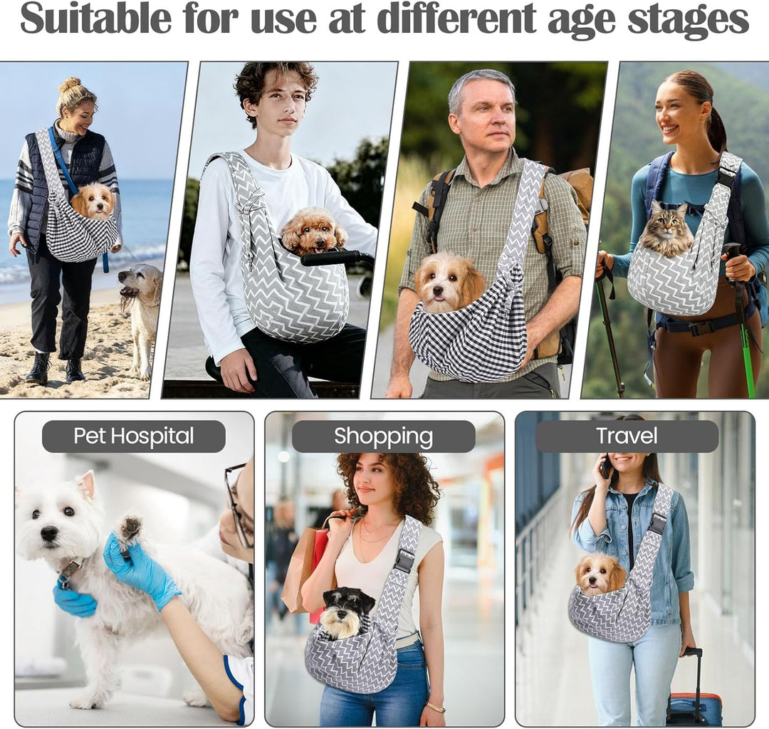 Hundetragetasche Bis 7.5KG Tragbare Hundetasche Wandern Tragetasche Fronttasche Hund Hunderucksack H