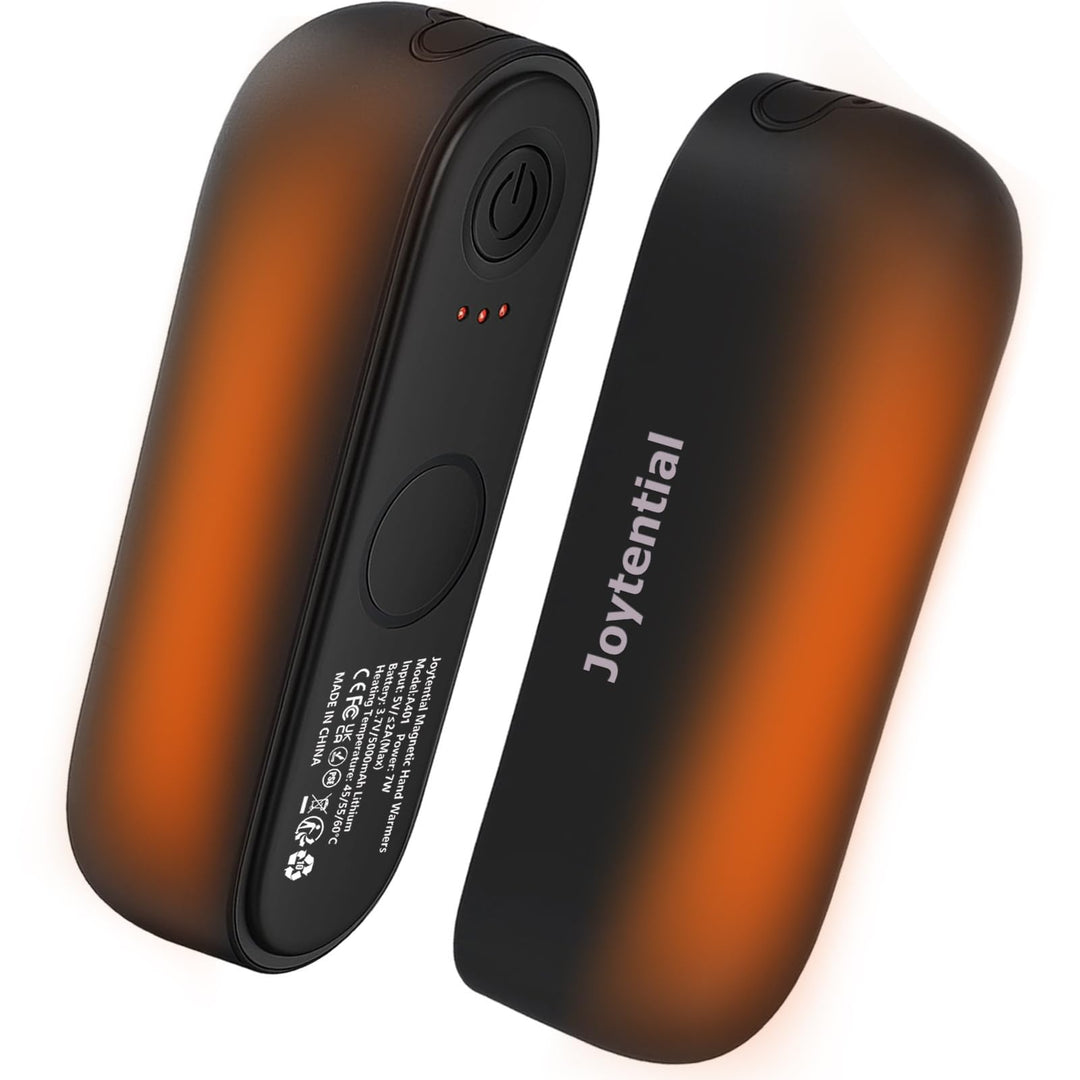 Handwärmer Taschenwärmer Elektrisch, 10000mAh 2 in 1 Handwärmer Tragbar Magnetisch, 3 Wärmestufen, T