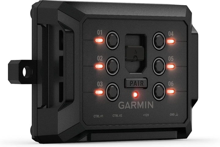 Garmin PowerSwitch – programmierbare Schaltbox mit 6 Schaltern zur Steuerung von KFZ-Zubehör wie Lic