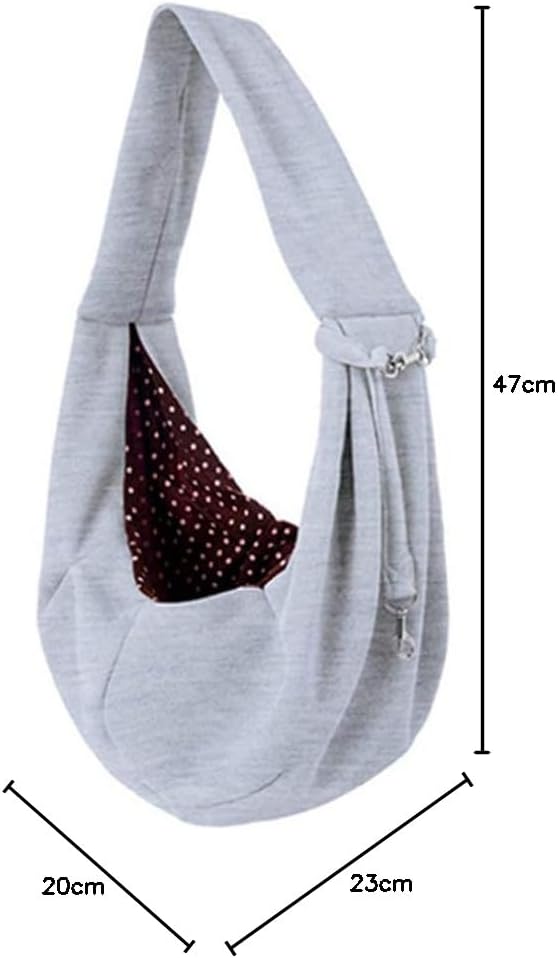 Hund Tragetuch Haustier Schultertasche tragetasche warm Unterstüzung bis 5kg Hundetragetasche Pet Sl