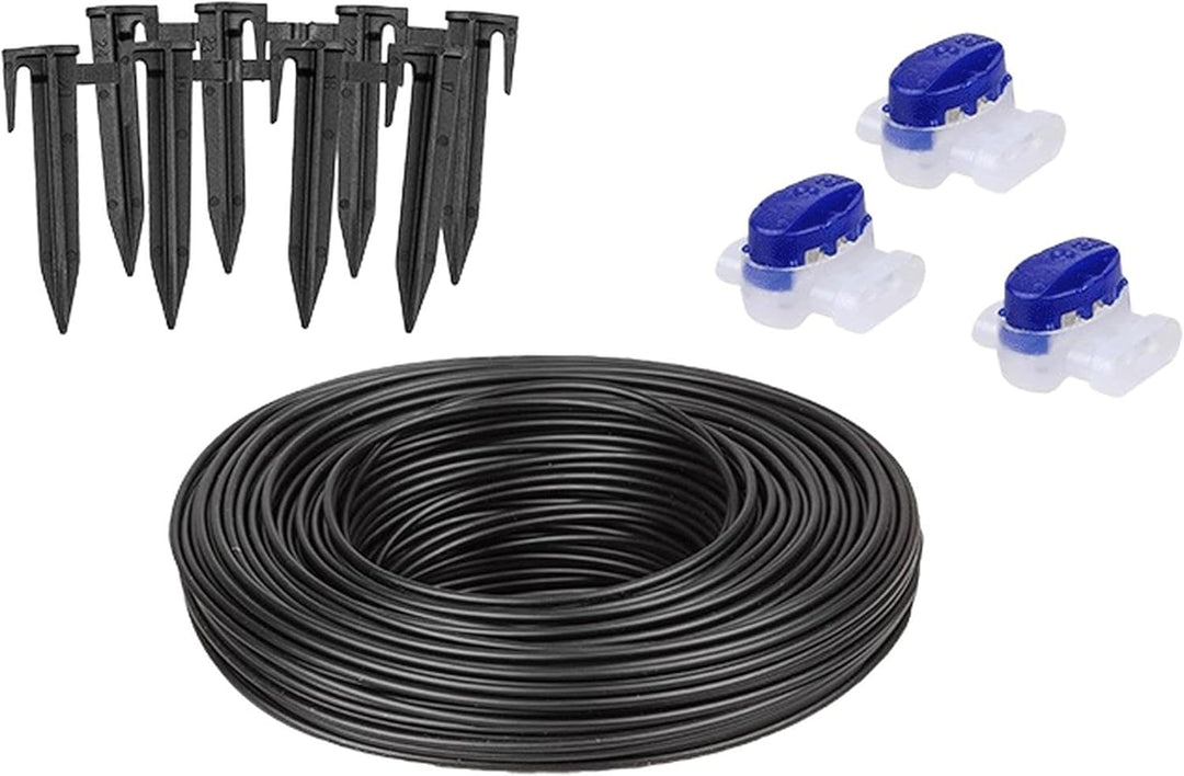 Worx WA0460 Installations-Set (Kabel, Heringe, Stecker), Schwarz