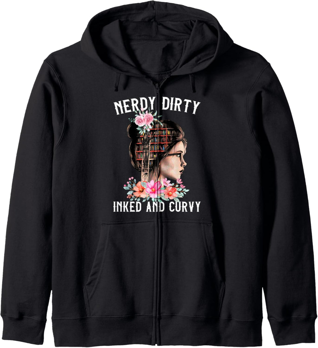 Nerdy dirty inked and curvy Kapuzenjacke