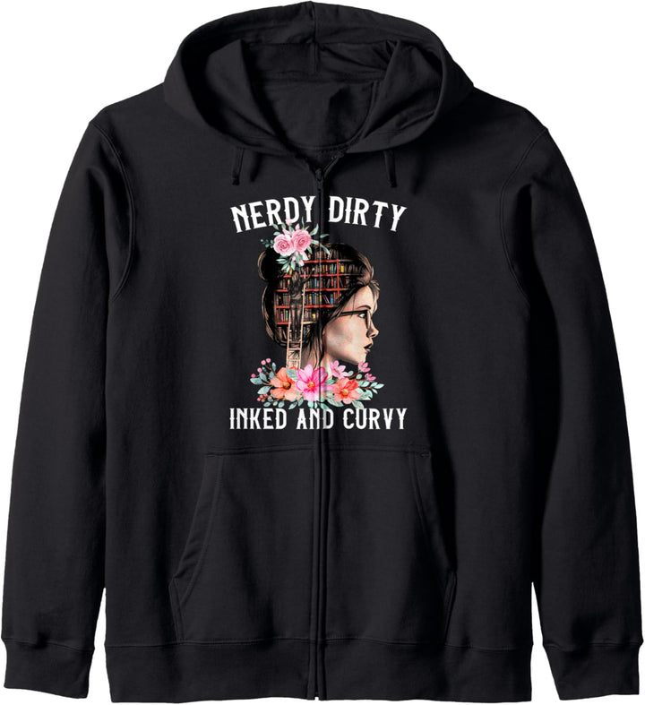 Nerdy dirty inked and curvy Kapuzenjacke
