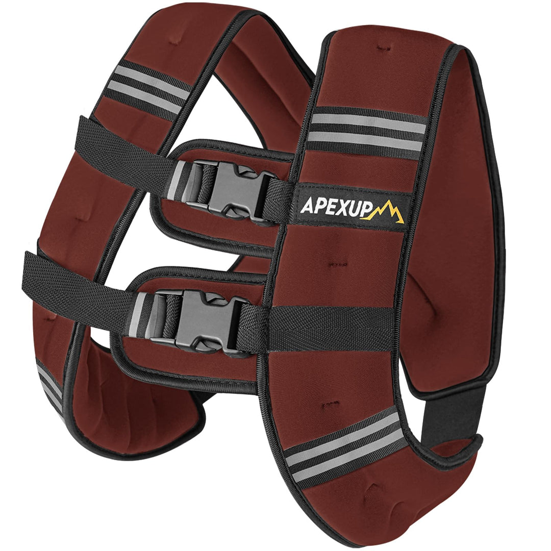 APEXUP Gewichtsweste für Herren, 2,3 kg/4,5 kg/6,8 kg/9,1 kg/11,3 kg/13,6 kg Gewichte mit reflektier