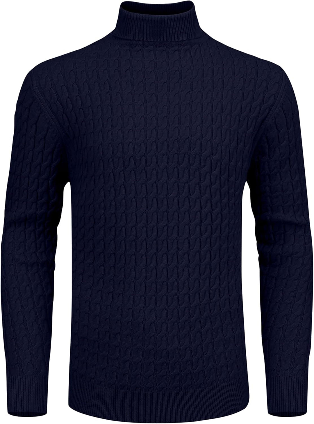 Hisir Rollkragenpullover Herren Klassischer Pullover Herren Warmer Winter Slim Fit Strickpullover Pu