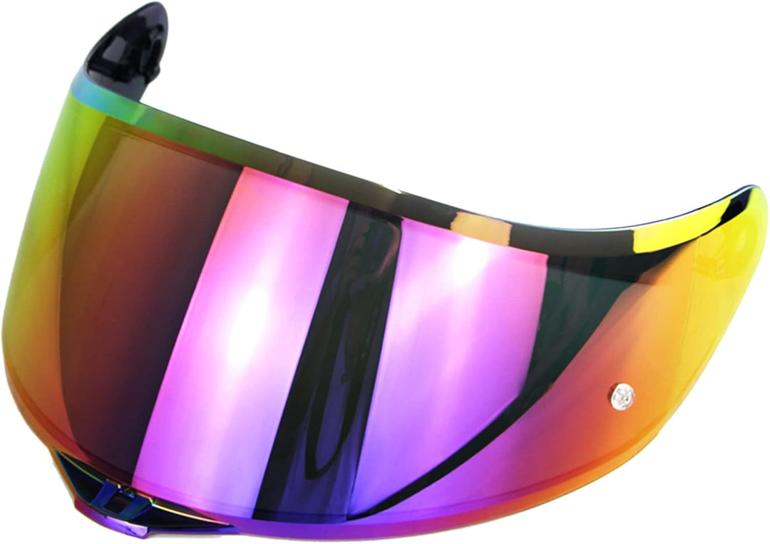 Aumotop Helmvisier Agv K5 K1 K3 SV Visier Helm Visier 26×13.5cm Farbbeschichtung Anti-UV-Fog-Scratch