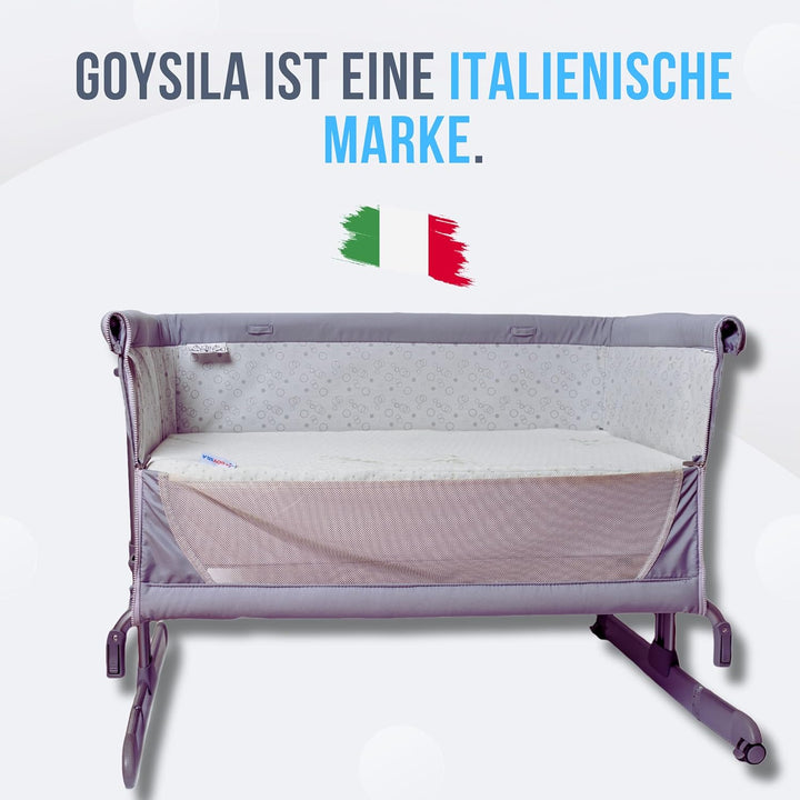 GOYSILA Next to Me Matratze Chicco Oeko-tex Babymatratze 83x50x7cm Anti-Erstickung Weich Baby Kinder