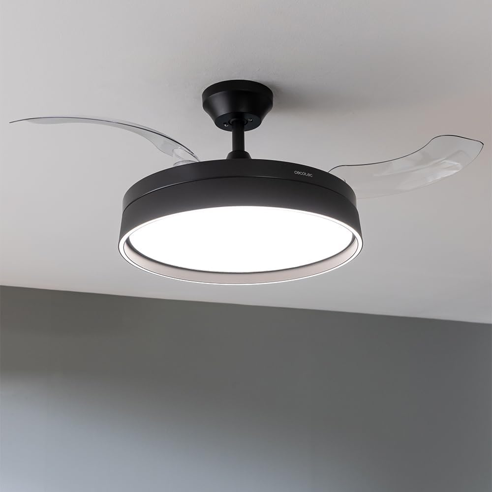 Cecotec Deckenventilator EnergySilence Aero 470. 55 W, Fernbedienung, 106 cm Durchmesser, 3 Klingen,