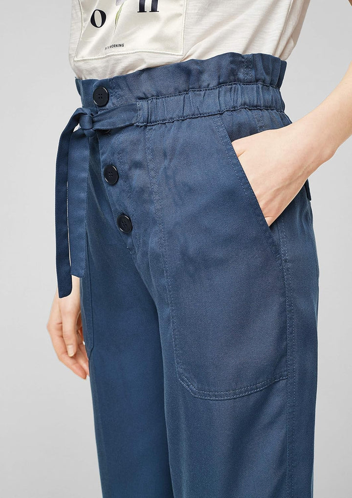 s.Oliver Damen Hose 34W Blau, 34W Blau