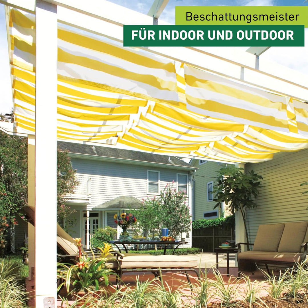 Windhager Sonnensegel für Seilspanntechnik, Wintergarten und Terrassen Beschattung, Seilspannmarkise