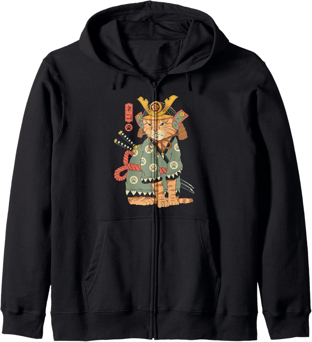 Neko Samurai Kapuzenjacke