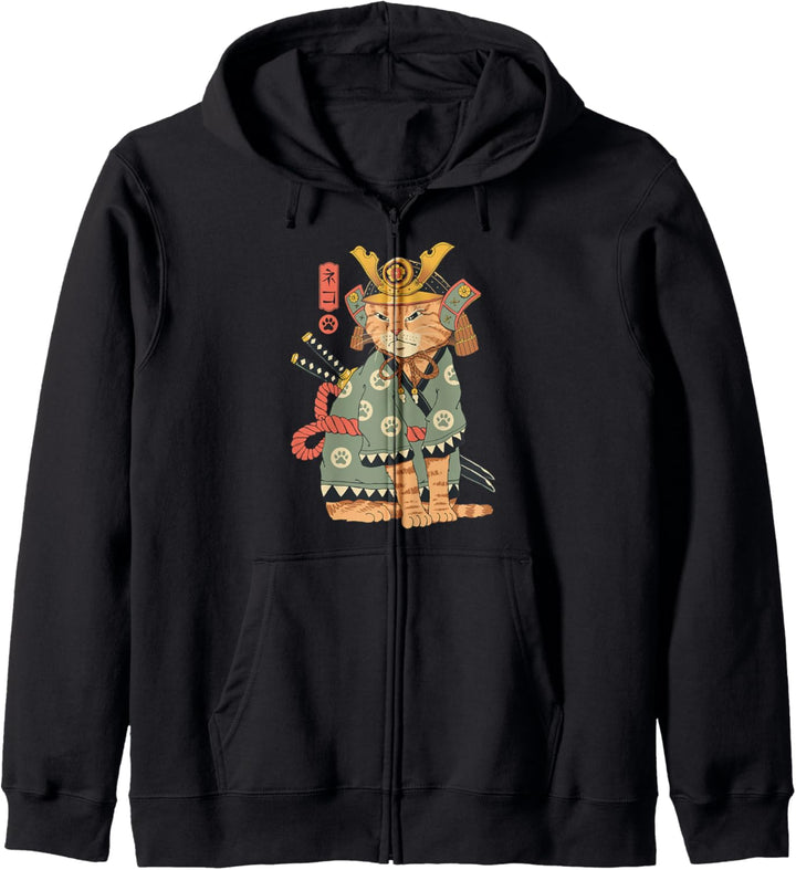 Neko Samurai Kapuzenjacke