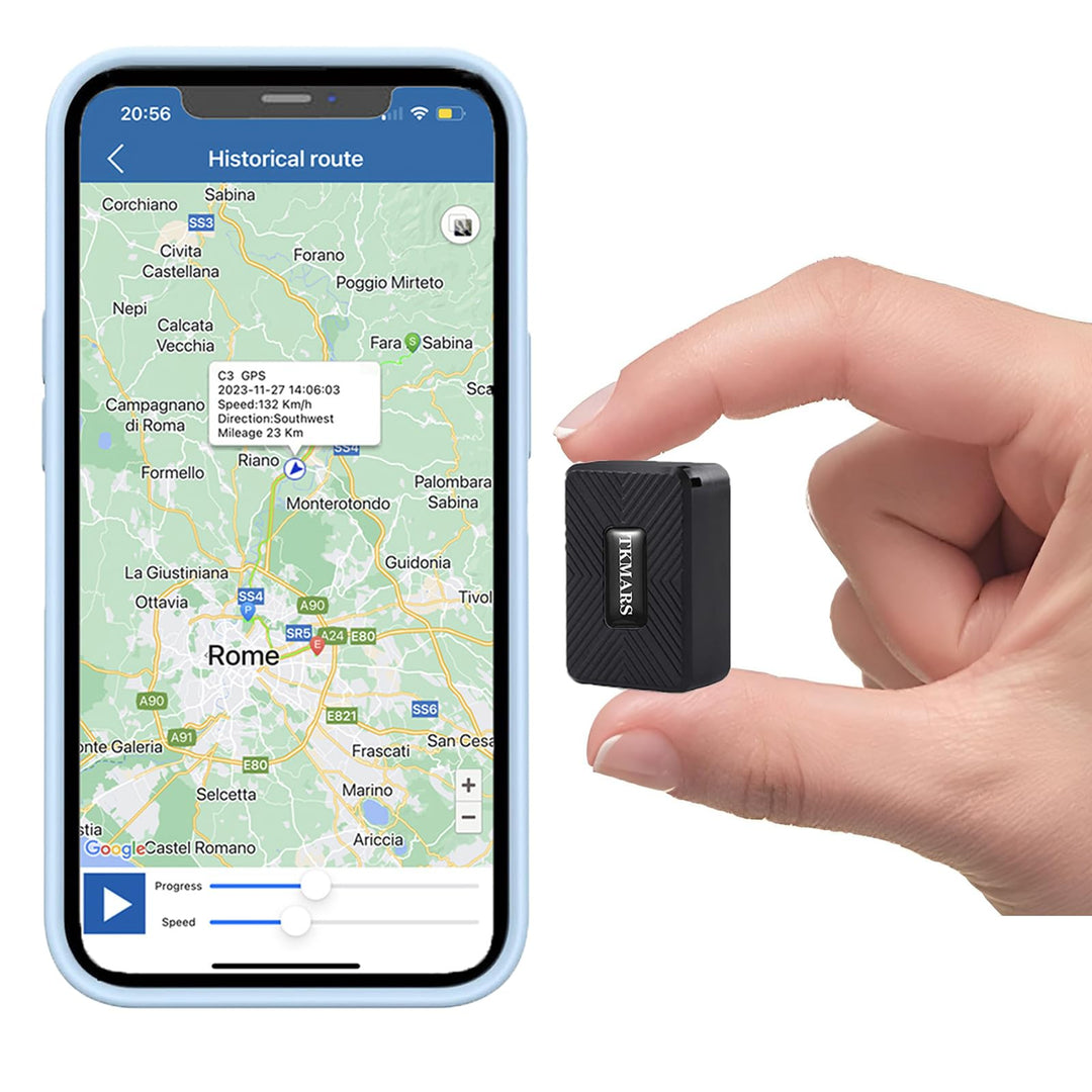 TKMARS Mini GPS Tracker Ohne ABO GPS Tracker Klein für Auto, Kinder, Koffer,1500mah TK913 1500mah, T