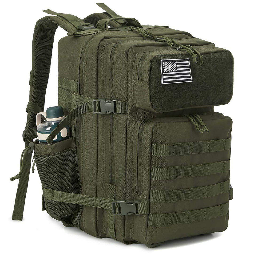 QT&QY Taktischer MilitäR Rucksack Herren Gross 25l/35l/45L Bundeswehr Rucksack 3 Tage Molle Armee Ru
