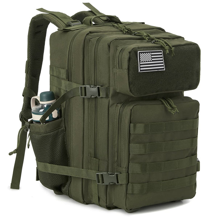 QT&QY Taktischer MilitäR Rucksack Herren Gross 25l/35l/45L Bundeswehr Rucksack 3 Tage Molle Armee Ru