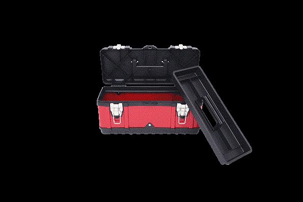 KS Tools 850.0355 Kunststoff-Stahlblech-Werkzeugkiste, 395x180x170mm