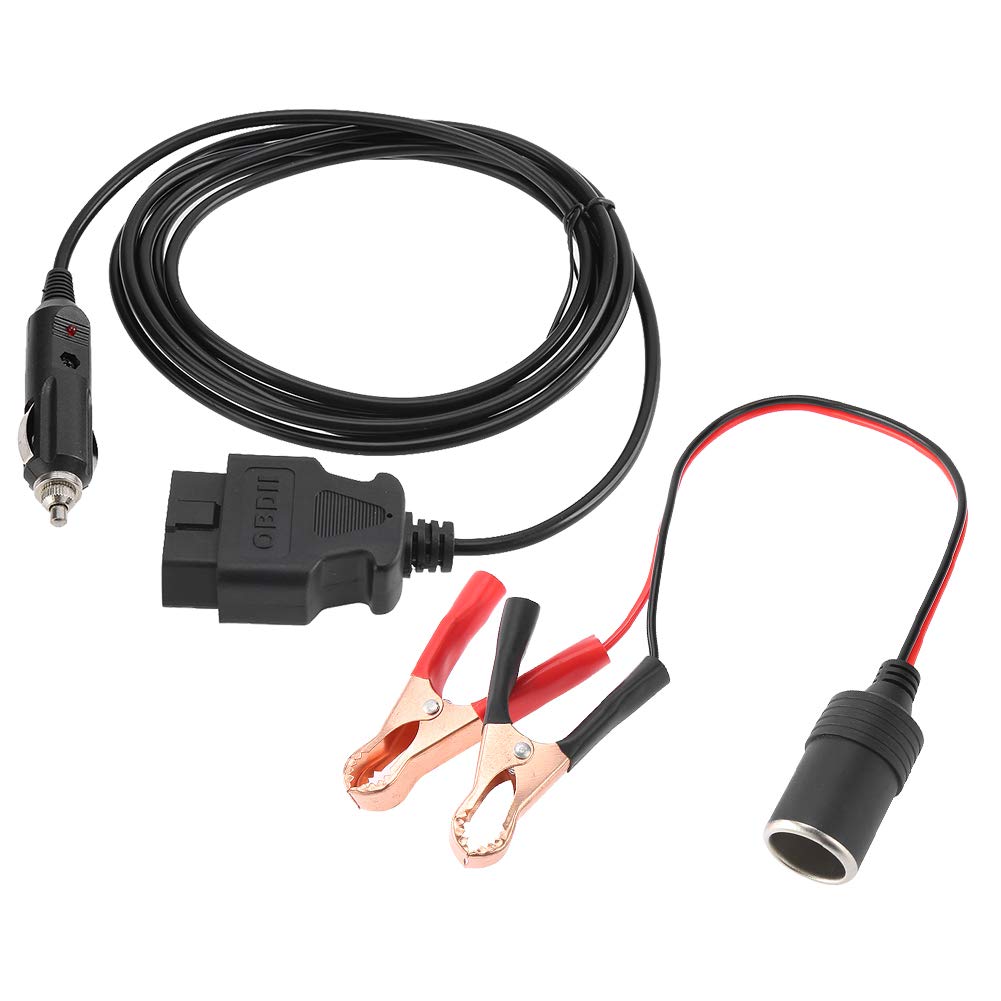 OBD2 Memory Saver-Anschluss, OBD II-Fahrzeug-ECU-Notfall-12-V-Stromversorgungskabel Memory Saver mit