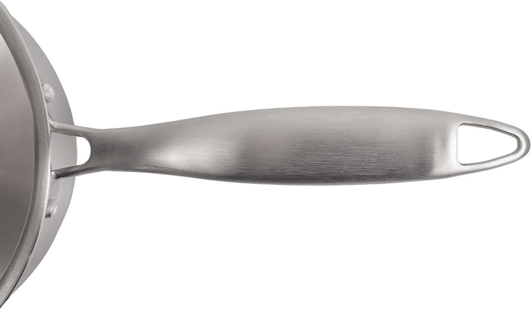 Cuisinox Gourmet Wok 28 cm Edelstahl – Triply – für alle Herdarten einschliesslich Induktion geeigne
