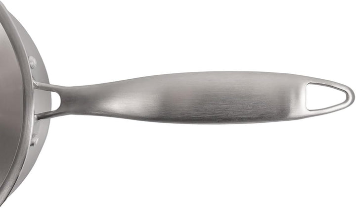 Cuisinox Gourmet Wok 28 cm Edelstahl – Triply – für alle Herdarten einschliesslich Induktion geeigne