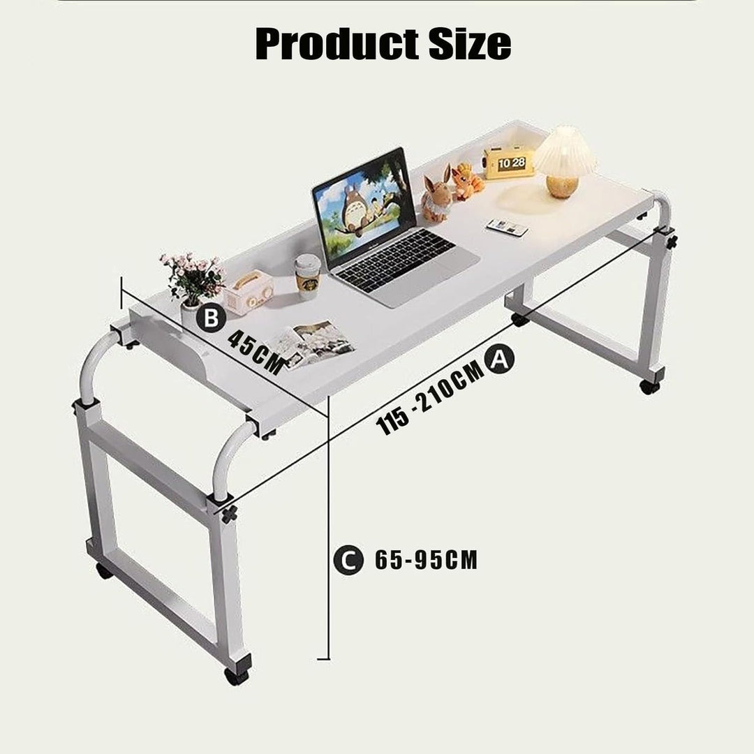 Pflegetisch Laptoptisch, Rollender Computertisch über Dem Bett Pflegetisch Für Das Heimbür Funktioni