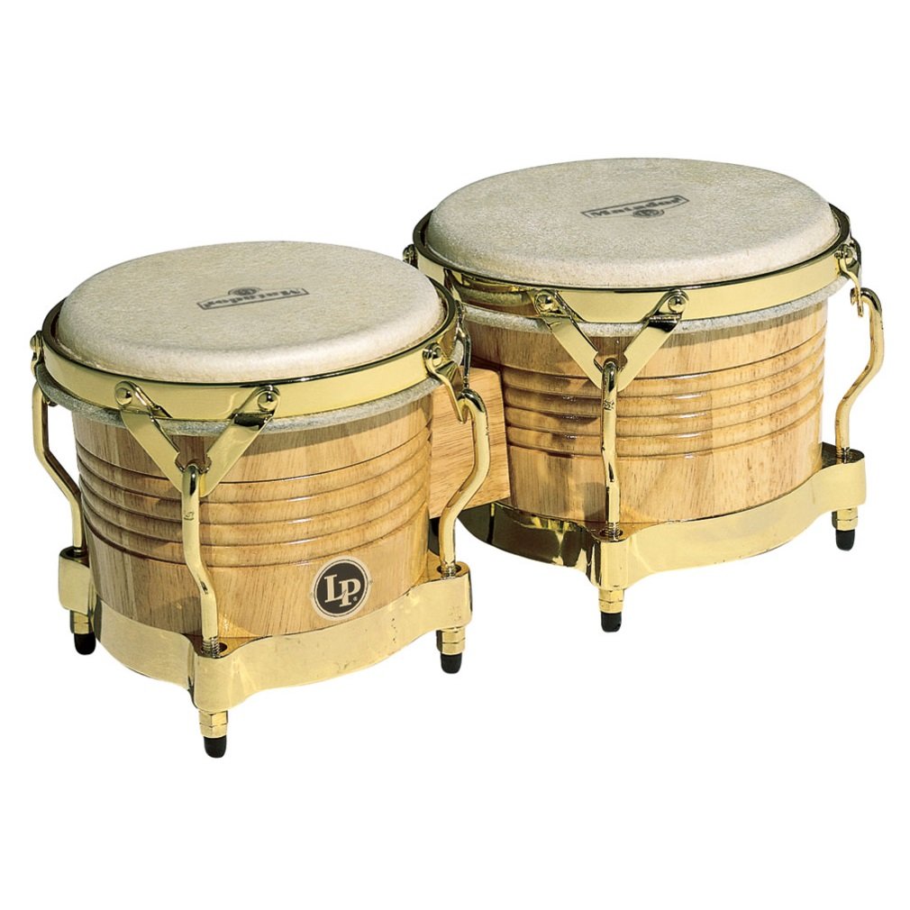LP Latin Percussion LP811002 Matador Wood Bongo Natural Gold Hardware Natur, Gold HW, Natur, Gold HW
