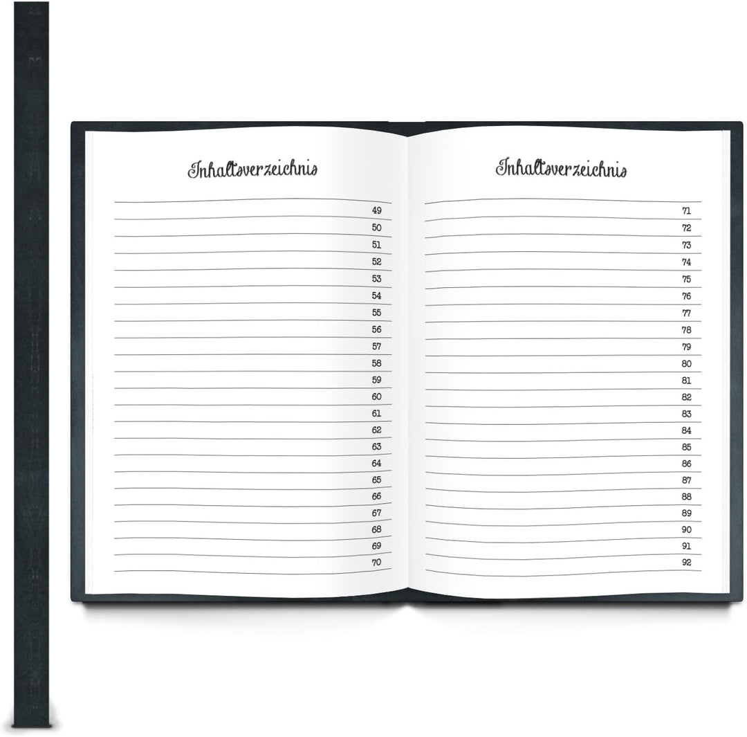 Logbuch-Verlag Notizbücher für die Küche SET - 2 leere Rezeptbücher zum Selber Schreiben DIN A4 + A5