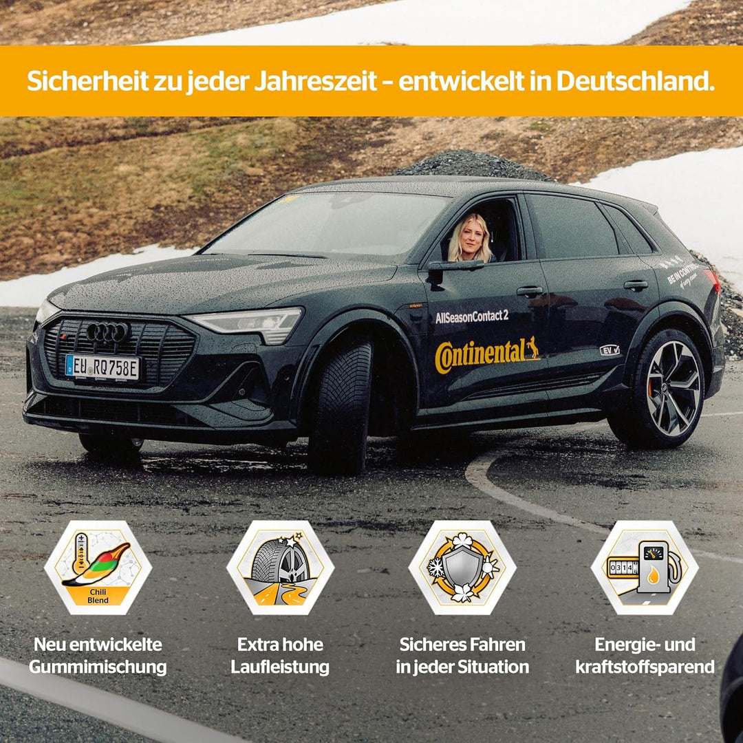 CONTINENTAL - AllSeasonContact 2-235/55 R 19-105W/B/B/71dB - Ganzjahresreifen 235/55 R 19 - 105W/B/B