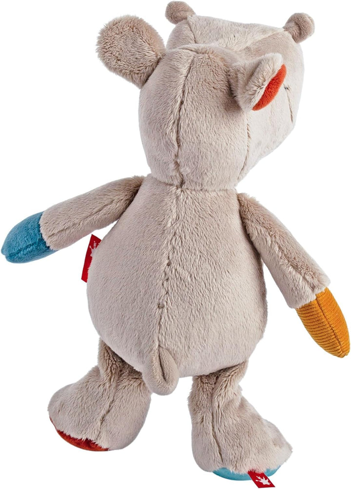 sigikid 43229 Patchwork Stofftier, Mehrfarbig/Nilpferd, Mehrfarbig/Nilpferd