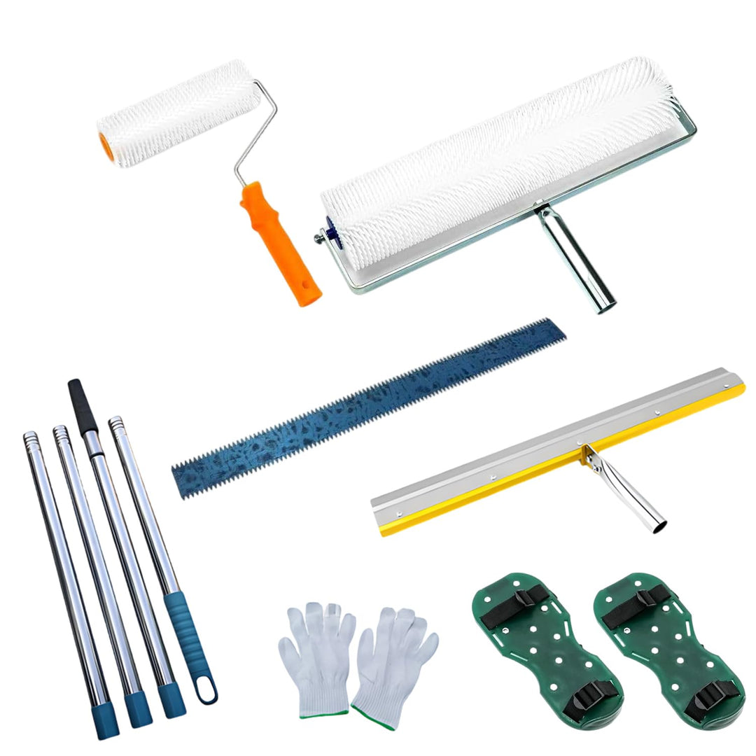 Bodenbeschichtung Entlüftungsroller Set, Entlüftungswalze Ausgleichsmasse für Boden, Profi Entlüftun