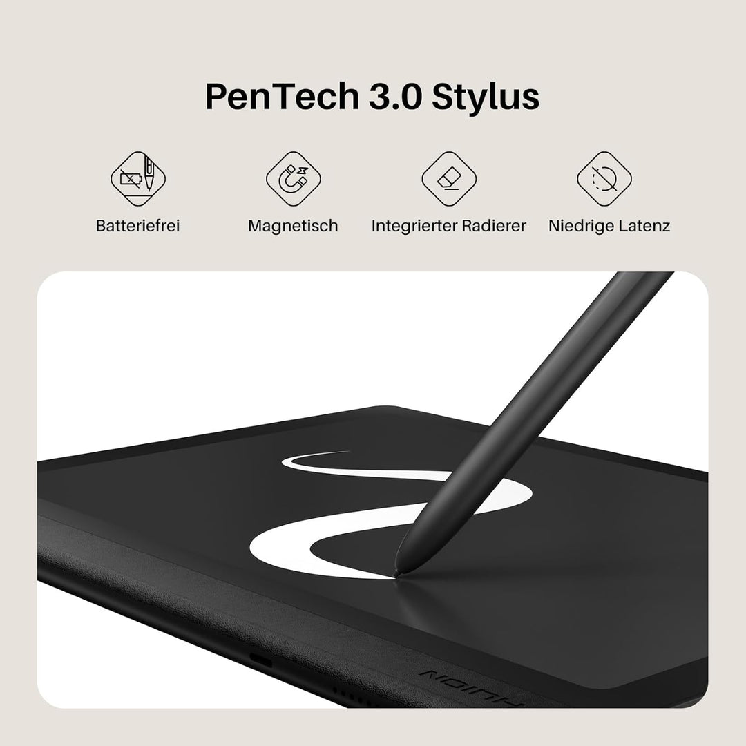 Huion Note E 8,4" Android Notizbuch, batterieloser Stift 8192 Druckstufen, papierähnliches Display,