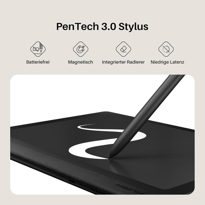 Huion Note E 8,4" Android Notizbuch, batterieloser Stift 8192 Druckstufen, papierähnliches Display,
