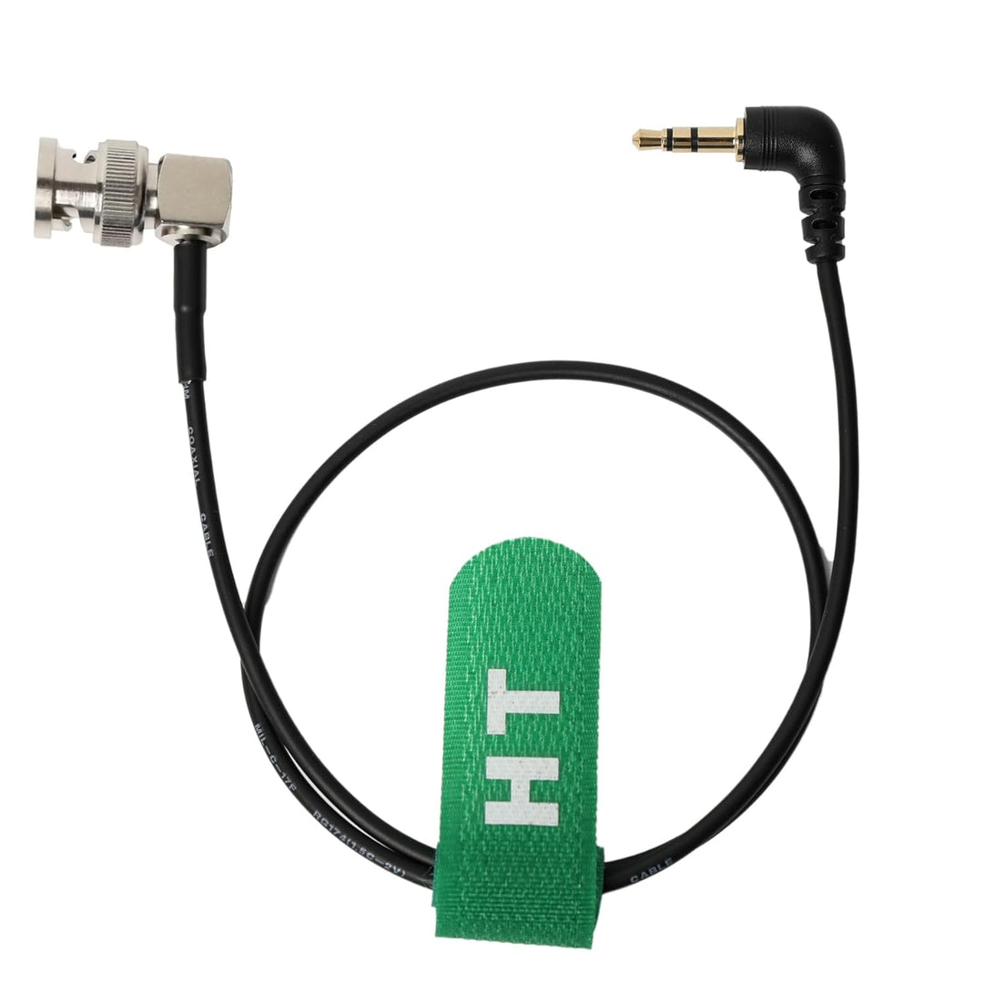 Tentacle Sync Timecode-Kabel, rechtwinklig, 3,5 mm, TRS auf BNC, bidirektional, für Canon- und Sony-
