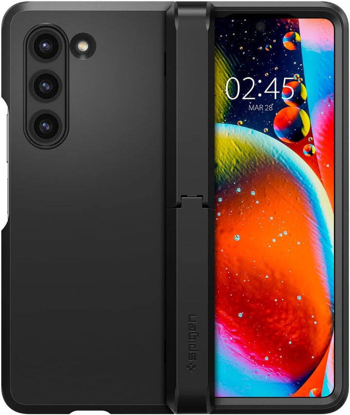 Spigen Tough Armor Pro P Hülle Kompatibel mit Samsung Galaxy Z Fold 5 -Schwarz (S Pen Nicht inklusiv