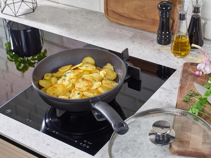 Fissler Ceratal Comfort Orbit Black/Aluminium-Pfanne, Keramik-beschichtet (Ø 28 cm) Ceramic Bratpfan