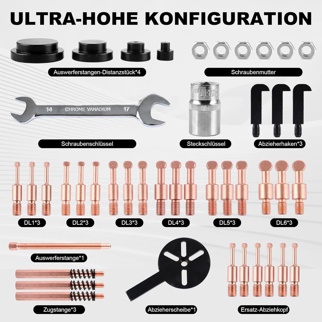 35-in-1 Lagerabzieher-Set Universal Innenlager Abzieher Lagerentfernungswerkzeug Lager Demontage Zah