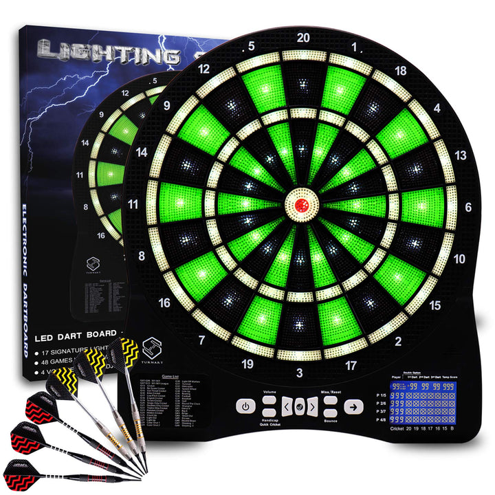 Turnart Dartscheibe Elektronisch 2023 Dartscheibe Elektronische Dartscheibe E Dartscheibe mit LED Be