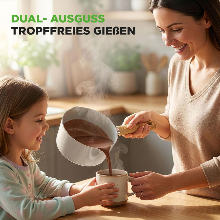 NutriChef Keramik Kochgeschirr Set – Töpfe und Pfannen, 14-teilig für Induktion mit Antihaftbeschich