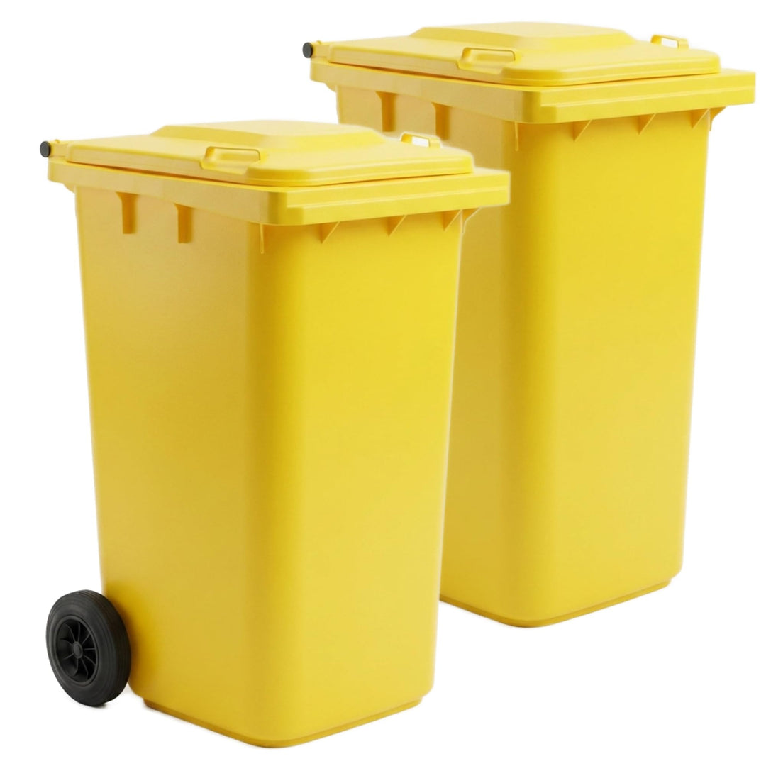 plasteo® Mülltonne Abfalltonne Reststofftonne Müllbehälter Mülleimer Made in Germany Für Strassenste