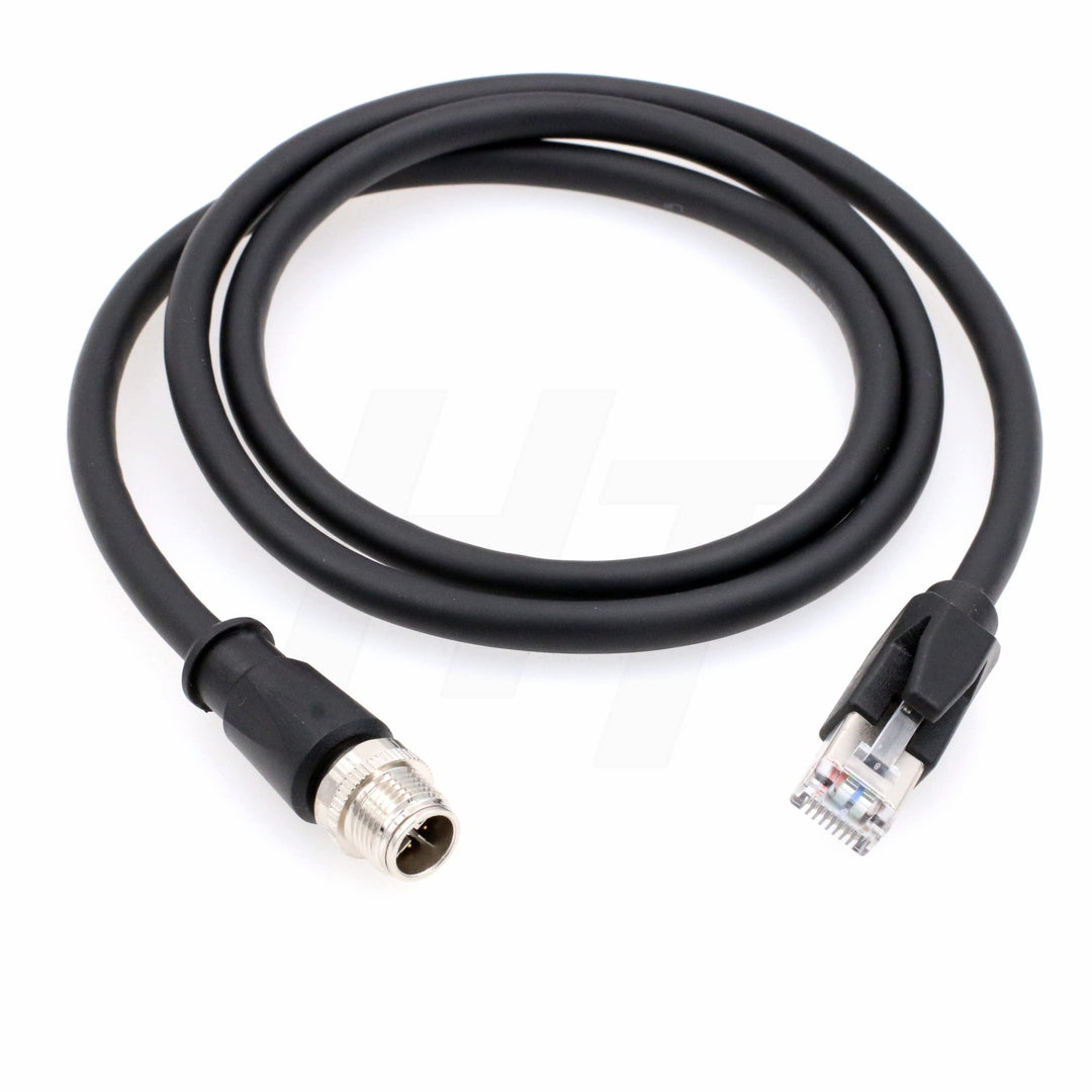 HangTon Cognex In-Sight 9000 Kamera M12 8 Zoll X-Coded RJ45 Cat5e Ethernet-Kabel, geschirmtes flexib