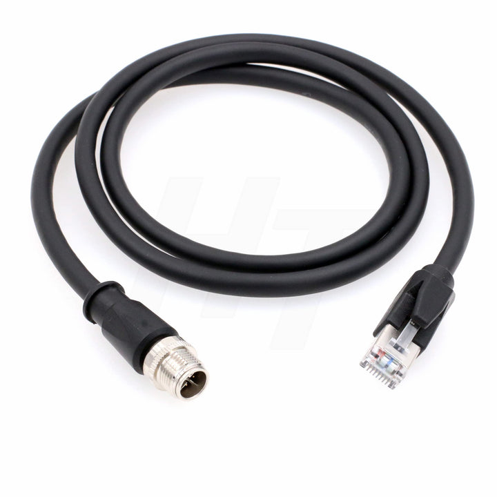 HangTon Cognex In-Sight 9000 Kamera M12 8 Zoll X-Coded RJ45 Cat5e Ethernet-Kabel, geschirmtes flexib