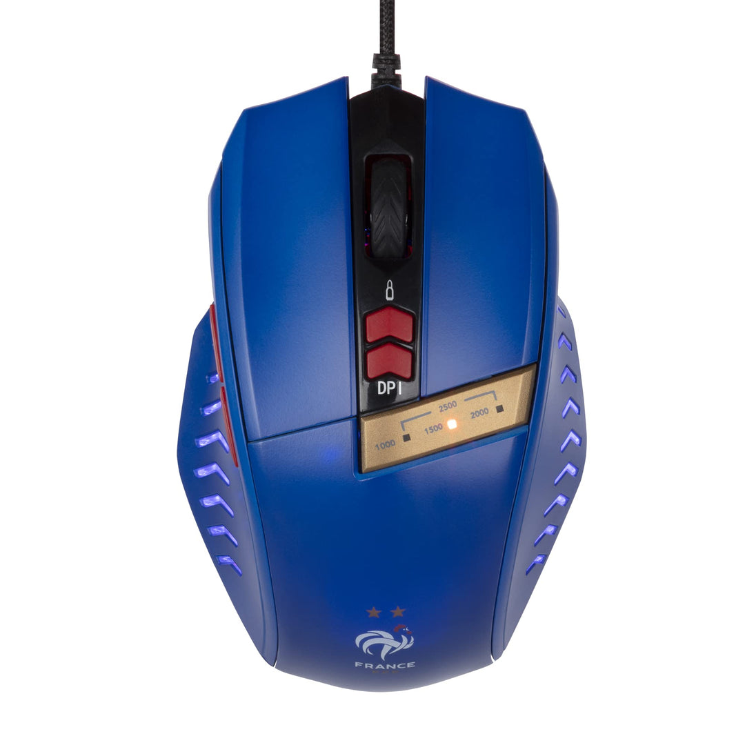 Konix FFF Gaming-Maus für PC - LED-DPI-Anzeige - Fensterwechsel-Taste - USB-Verbindung - 1,8 m Kabel