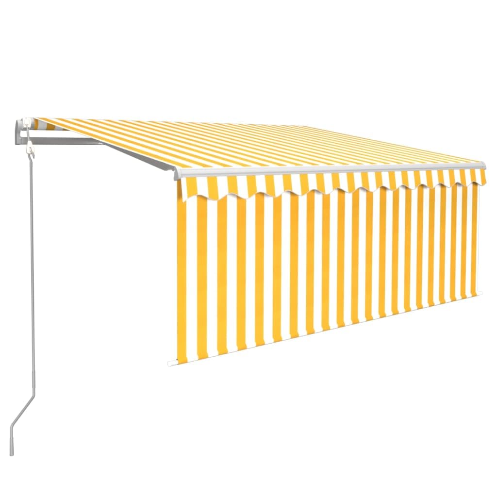 vidaXL Gelenkarmmarkise Automatisch mit Jalousie Markise Sonnenmarkise Balkonmarkise Sonnenschutz Si