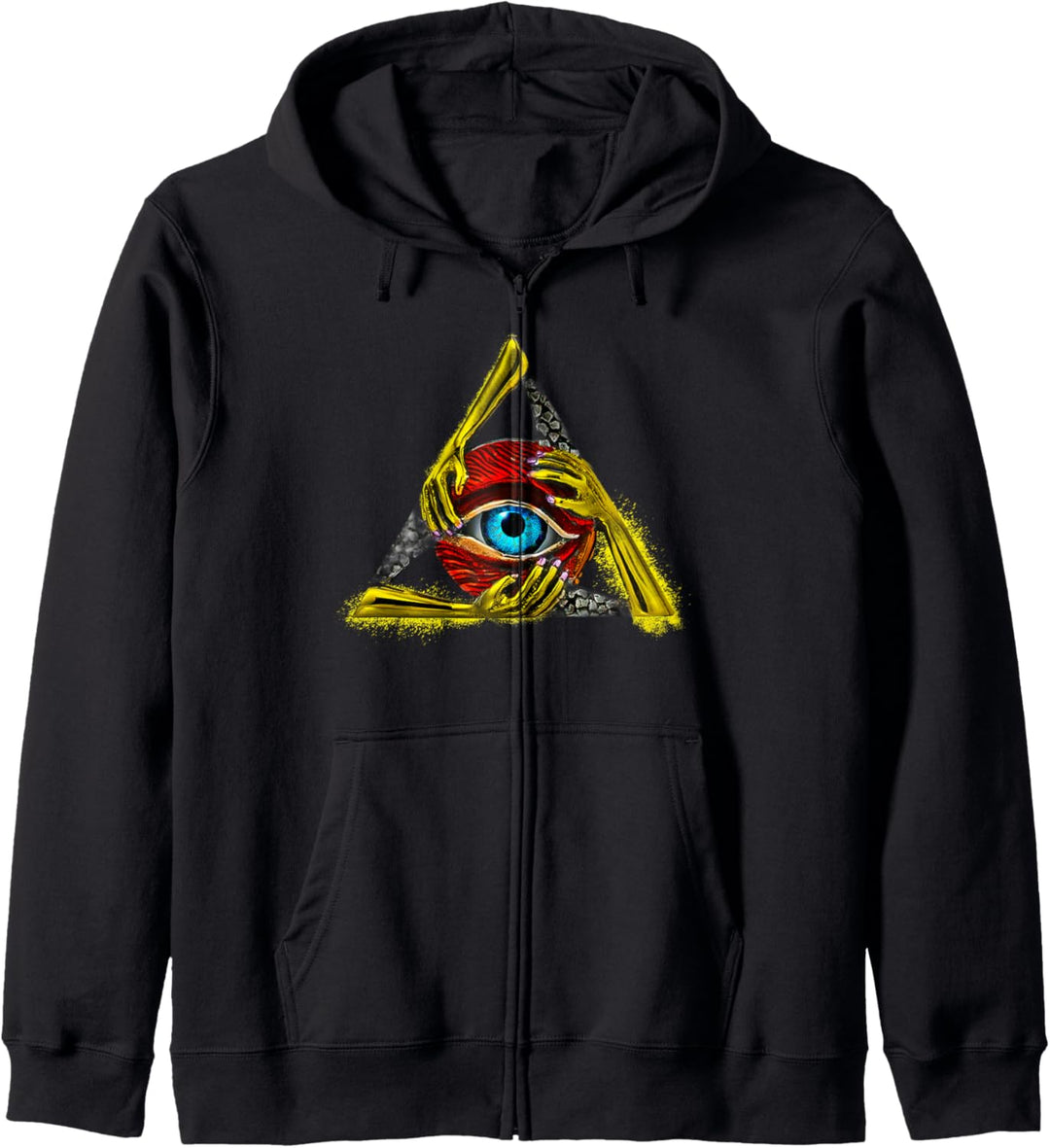 Illuminati Auge der Vorsehung Freimaurer Pyramide Symbolik Kapuzenjacke